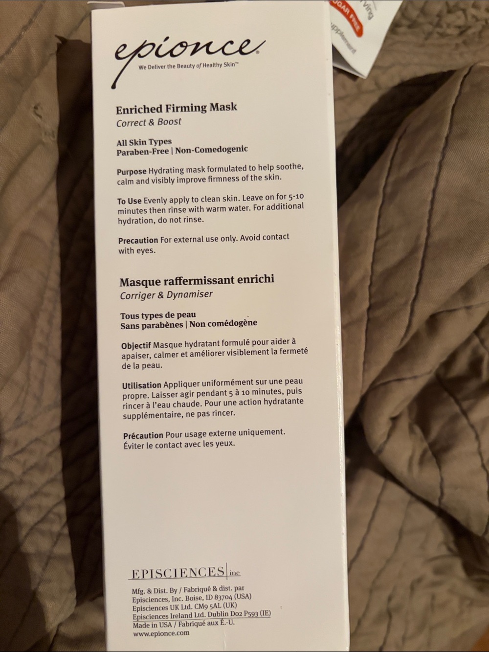 Epionce Enriched Firming Mask - White - Picture 2 of 2
